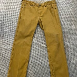 PacSun Bullhead Mustard Yellow Jeans 32x30